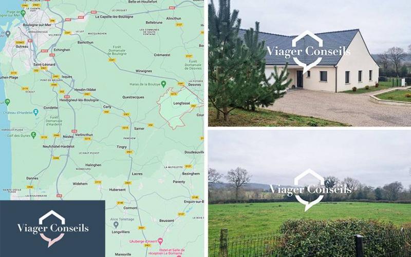 Vente à terme occupée Maison individuelle Longfossé Pas-de-Calais Proche Boulogne-sur-Mer